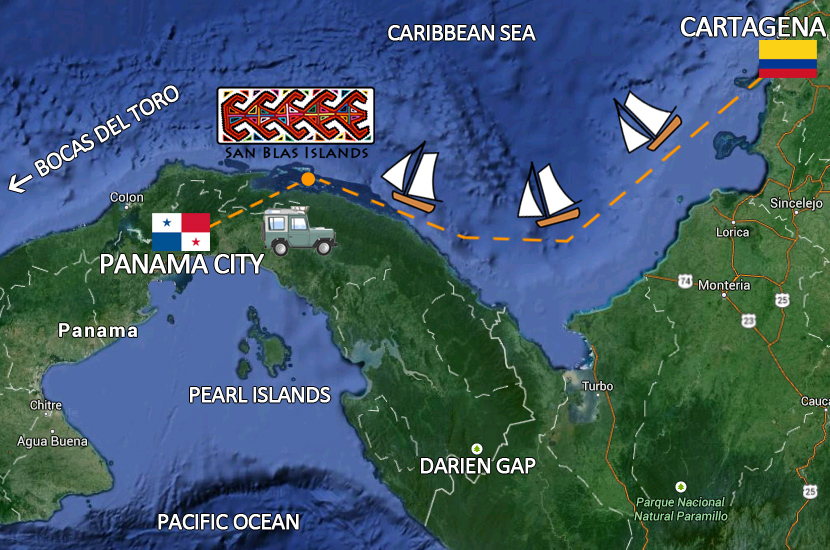 map-san-blas-islands